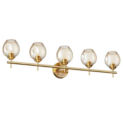 Dainolite Abii Vanity Light - Color: Bronze - Size: 5 light - ABI-365W-VB