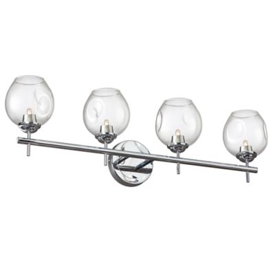 Dainolite Abii Vanity Light - Color: Silver - Size: 4 light - ABI-284W-PC