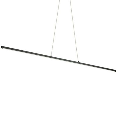 Dainolite Array LED Linear Chandelier Light - Color: Black - Size: Small - 