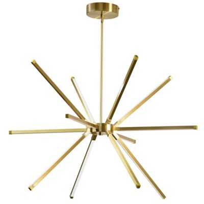 Dainolite Array LED Chandelier - Color: Brass - Size: Large - ARY-3260LEDC-