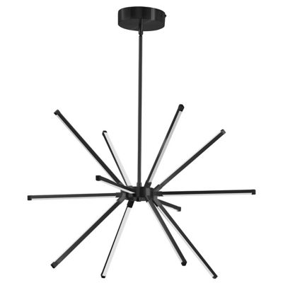 Dainolite Array LED Chandelier - Color: Black - Size: Medium - ARY-2032LEDC