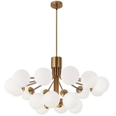 Dainolite Amanda Chandelier - Color: Brass - Size: 18 light - AMA-3618C-AGB