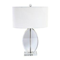 Crystal Oval Table Lamp
