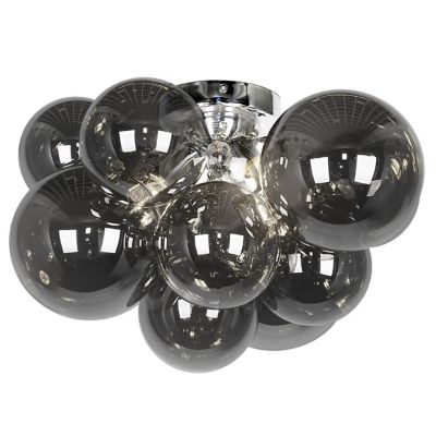 Dainolite Comet Flushmount Light - Color: Silver - Size: 3 light - CMT-143F