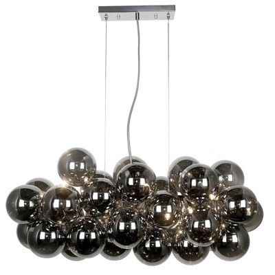 Dainolite Comet Linear Chandelier - Color: Grey - Size: 10 light - CMT-418H