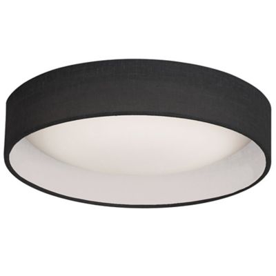 Dainolite Round LED Flushmount Light - Color: Black - Size: 15 - CFLD-15