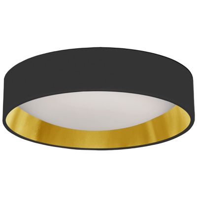 Dainolite Round LED Flushmount Light - Color: Black - Size: 11 - CFLD-11