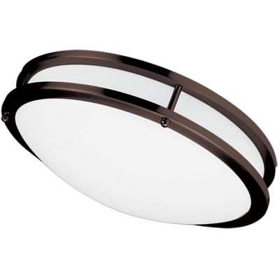 Dainolite Ceiling LED Flushmount Light - Color: Bronze - Size: 16 - CFLE