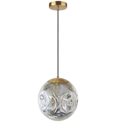 Dainolite Eris Pendant Light - Color: Clear - Size: 1 light - ERS-101P-AGB-