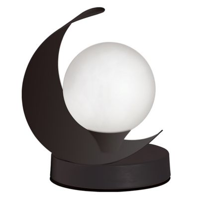 Dainolite Crescent Table Lamp - Color: Black - Size: 1 light - CRT-61T-MB