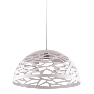 Dainolite Coral Pendant Light - Color: White - Size: 16 - COR-161P-WH