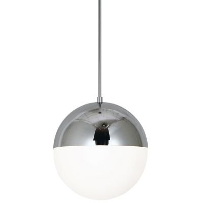 Dainolite Dayana Pendant Light - Color: White - Size: Medium - DAY-143P-PC