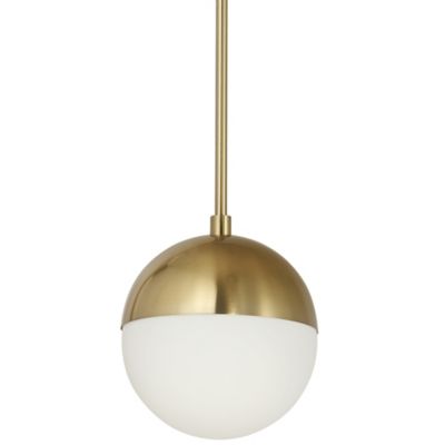 Dainolite Dayana Pendant Light - Color: White - Size: Small - DAY-71P-AGB