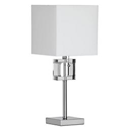 Crystal 1 Light Square Table Lamp