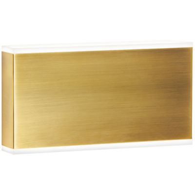 Dainolite Emery LED Wall Sconce - Color: Brass - Size: Medium - EMY-105-20W