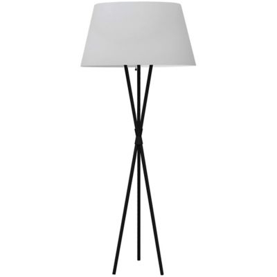 Dainolite Gabriela Floor Lamp - Color: Matte - Size: 1 light - GAB-601F-MB-