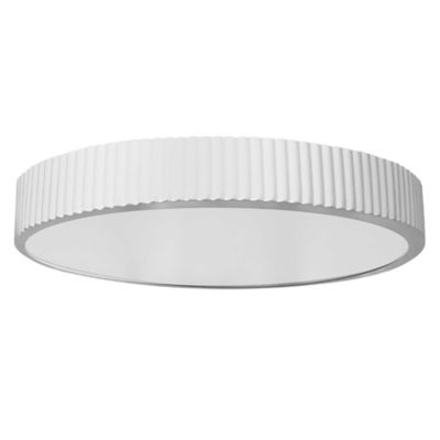 Dainolite Nabisco LED Flushmount Light - Color: White - NBO-1830LEDFH-MW