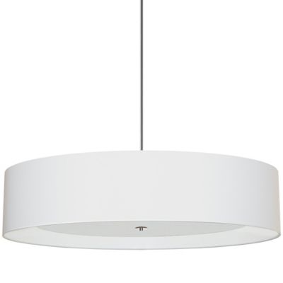 Dainolite Helena Pendant Light - Color: White - Size: Medium - HEL-304P-MB-