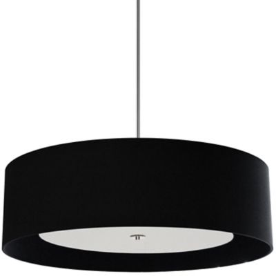 Dainolite Helena Pendant Light - Color: Black - Size: Medium - HEL-304P-PC-