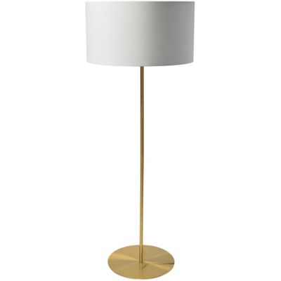 Dainolite 1 Light Drum Floor Lamp - Color: White - MM221F-AGB-790