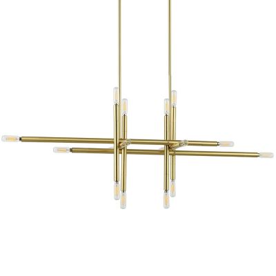 Dainolite Kanata Linear Chandelier - Color: Gold - Size: 16 light - KAN-401