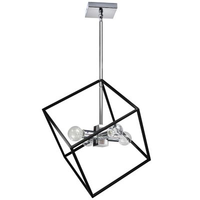 Dainolite Kappa Pendant Light - Color: Silver - Size: 4 light - KAP-144P-PC