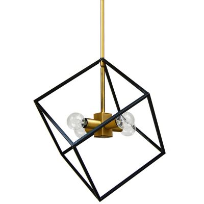 Dainolite Kappa Pendant Light - Color: Bronze - Size: 4 light - KAP-144P-VB