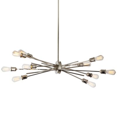 Dainolite Nebraska Linear Chandelier - Color: Silver - Size: 10 light - NEB