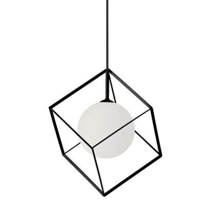 Dainolite Thomson Pendant Light - Color: White - Size: 1 light - TSN-1P-MB