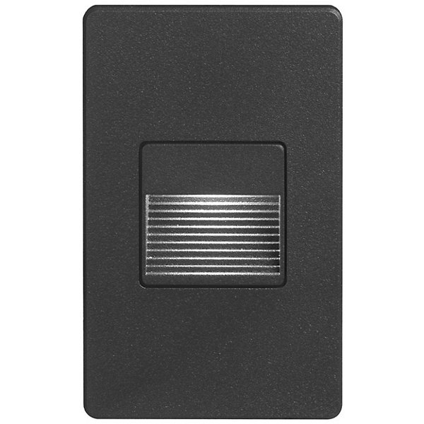 Outdoor LED Step Light - Color: Black - Dainolite DLEDW-200-BK