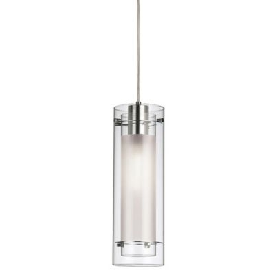 Dainolite Pasha 1 Light Mini Pendant - Color: White - 22152-CF-PC