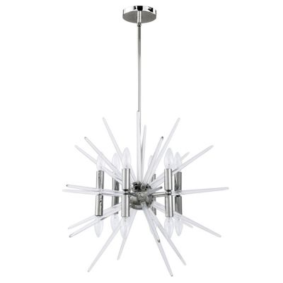 Dainolite Vela Chandelier - Color: Silver - Size: 12 light - VEL-2412C-PC