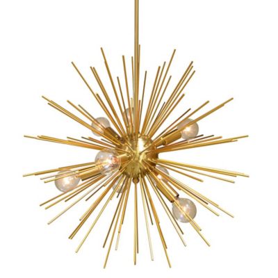 Dainolite Vega Chandelier - Color: Gold - Size: 24 - VEG-248P-GLD-VB