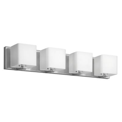 Dainolite Verona Vanity V1233 Bath Bar - Color: Silver - Size: 4 light - V1