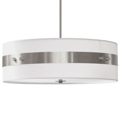 Dainolite Willshire Drum Pendant Light - Color: White - Size: 4 light - WIL