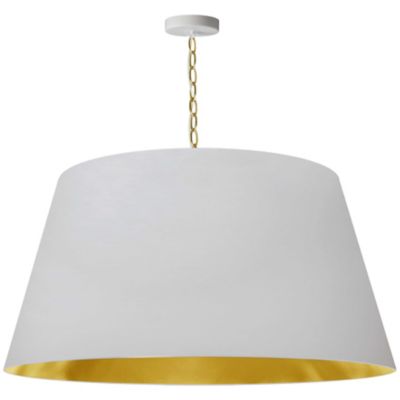 Dainolite Brynn Pendant Light - Color: White - Size: Extra Large - BRY-XL-A