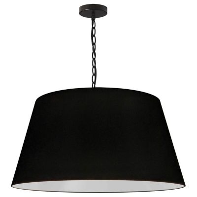 Dainolite Brynn Pendant Light - Color: Black - Size: Large - BRY-L-BK-797