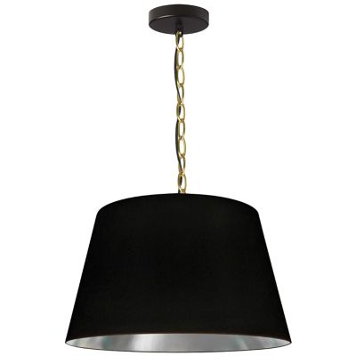 Dainolite Brynn Pendant Light - Color: Black - Size: Small - BRY-S-BK-697