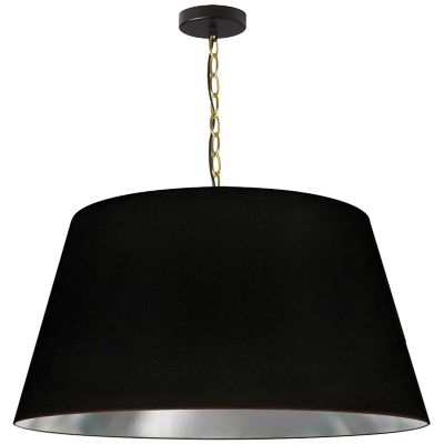 Dainolite Brynn Pendant Light - Color: Black - Size: Large - BRY-L-BK-697