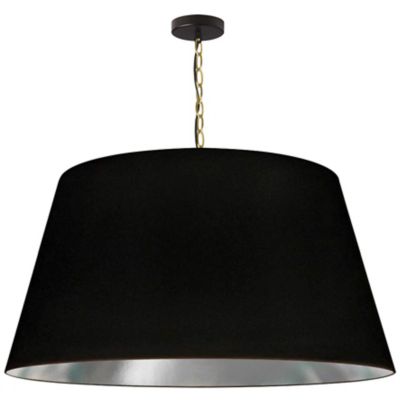 Dainolite Brynn Pendant Light - Color: Black - Size: Extra Large - BRY-XL-B