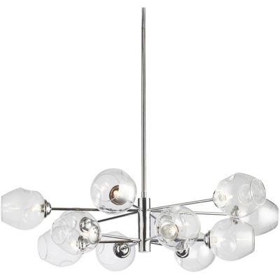 Dainolite Abii Chandelier - Color: Silver - Size: 12 light - ABI-3312P-PC