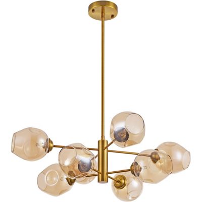 Dainolite Abii Chandelier - Color: Bronze - Size: 8 light - ABI-268P-VB