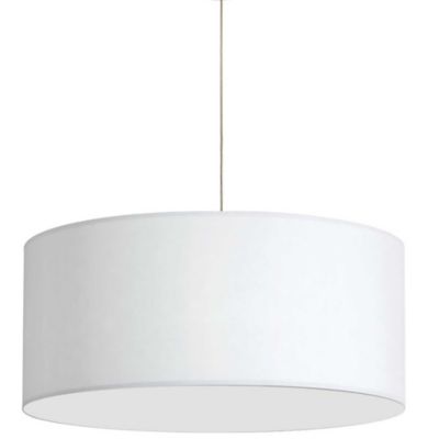 Dainolite Oversized Drum Pendant Light - Color: White - Size: Extra Large -