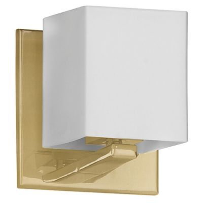 Dainolite Verona Bath Wall Sconce - Color: Brass - Size: 1 light - V1230-1W