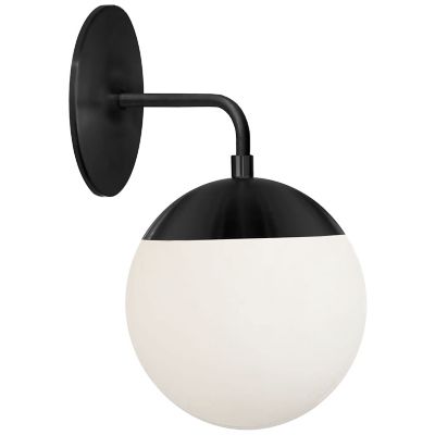 Dainolite Dayana Wall Sconce - Color: Black - Size: 1 light - DAY-141W-MB