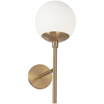 Dainolite Dayana Uplight Wall Sconce - Color: Brass - Size: 1 light - DAY-1