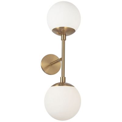 Dainolite Dayana Up/Down Wall Sconce - Color: Brass - Size: 2 light - DAY-2