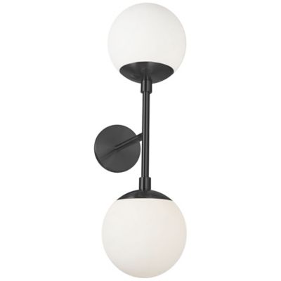 Dainolite Dayana Up/Down Wall Sconce - Color: Black - Size: 2 light - DAY-2