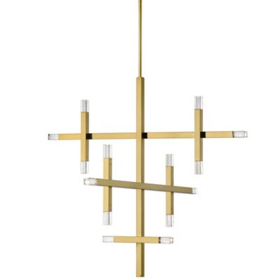 Dainolite Francesca LED Chandelier - Color: Brass - Size: 14 light - FCS-36