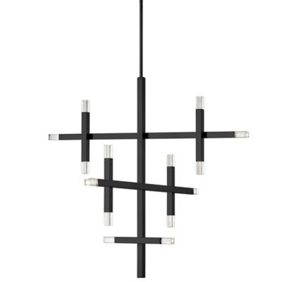 Dainolite Francesca LED Chandelier - Color: Black - Size: 14 light - FCS-36